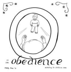 Coloring Page-O-Obedience-boy